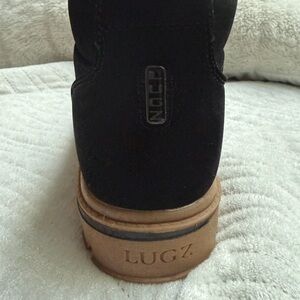 Lugz Men's Black and Tan Boots